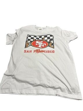 San Francisco 49ers White Graphic T-Shirt